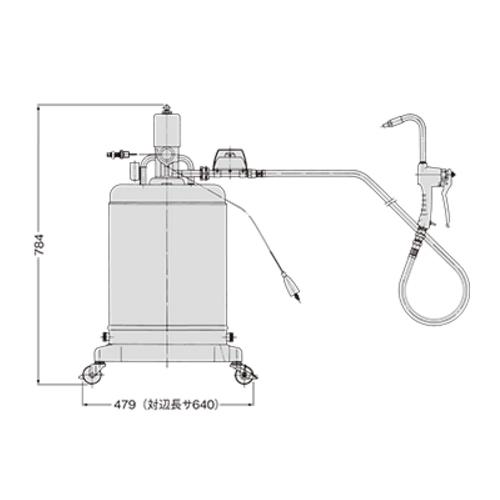 ポータブルルブリケーター ギヤーオイル用 SGR-55 送料無料｜yabumoto22｜02