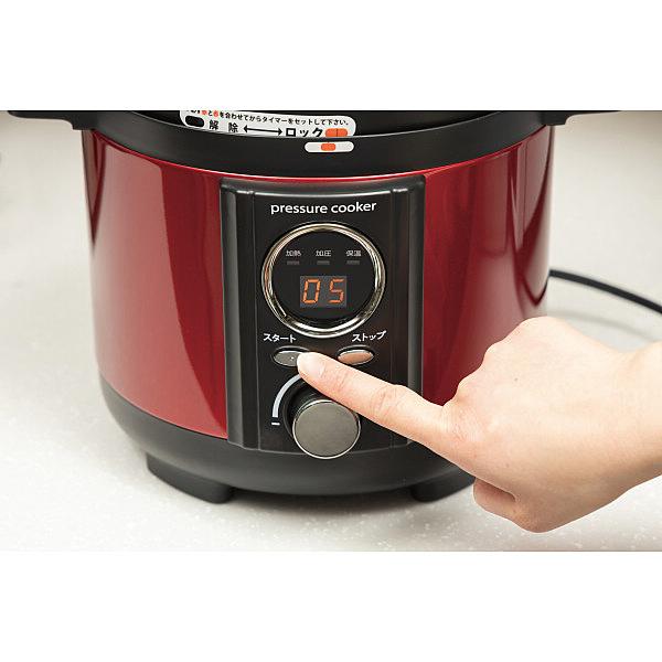 リブセトラ 電気圧力鍋 LPC-T1201/R 1〜2人用 レシピブック付 リブセトラ 電気圧力鍋 LPC-T1201/R 1〜2人用 レシピブック付