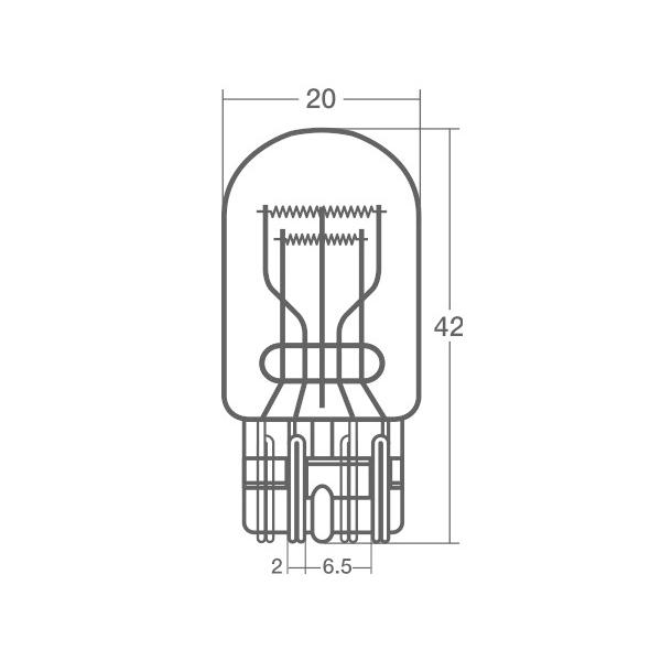 12V 18/5W T20 W3X16q W7874 耐振電球 二輪 ストップ テールランプ スタンレー STANLEY  10個｜yabumoto24｜03