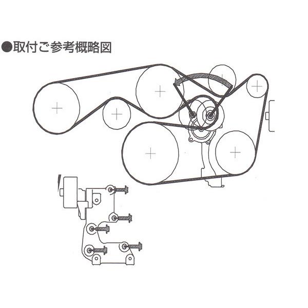 BANDO アルファード ヴェルファイア GGH20W GGH25W Vベルトオート