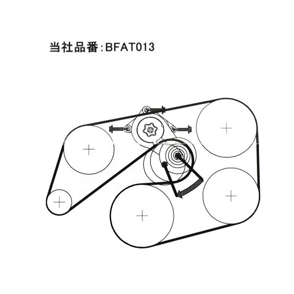 売り出し早割 アリスト JZS147 Vベルトオートテンショナー BANDO バンドー製 純正品番 16620-0W026 社外優良部品 送料無料