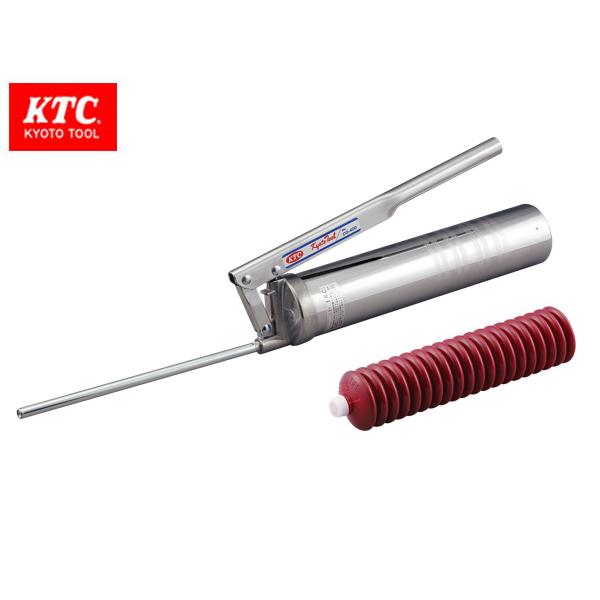 KTC グリスガン カートリッジ式 ストレートノズル付 シャーシー