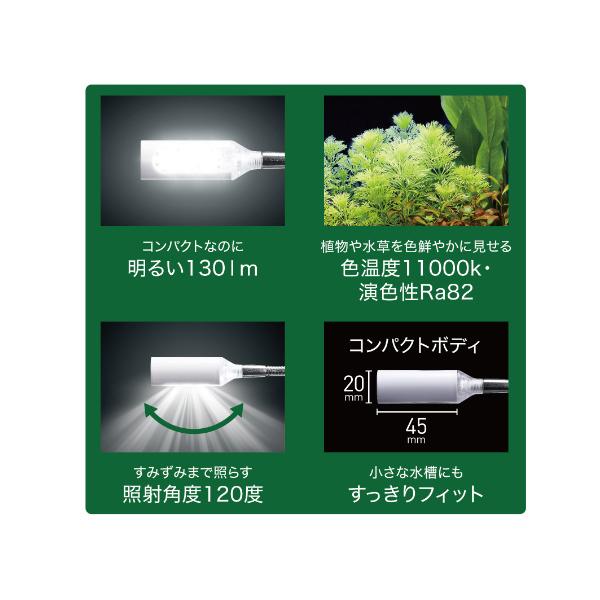 GEX クリアLED ピテラ 熱帯魚 観賞魚用品 水槽用品 ライト ジェックス｜yabumoto29｜03