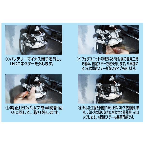 RACING GEAR アトレー S700V S700W S710V S710W 純正LEDフォグ用 RACING GEAR アトレー S700V S700W S710V S710W 純正LEDフォグ用