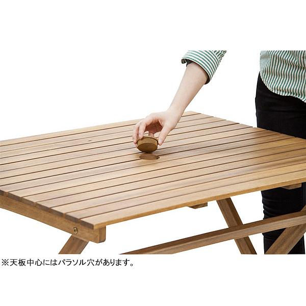 東谷 ニノ 折りたたみテーブル ライトブラウン W120×D75×H72 NX 東谷 ニノ 折りたたみテーブル ライトブラウン W120×D75×H72 NX
