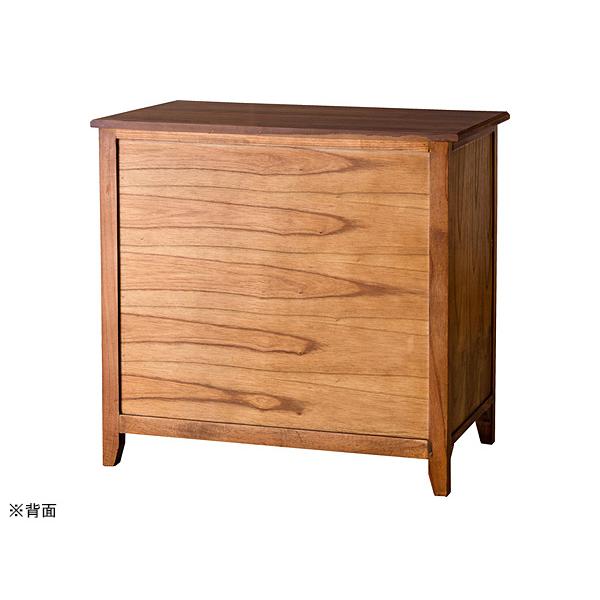 東谷 ティンバー キャビネット ブラウン W80×D40×H75 PM-320 完成品