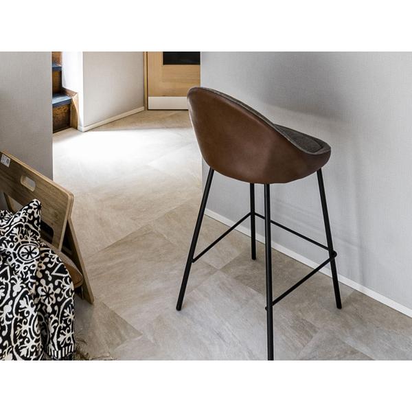 『Yami』カウンターチェア/ブラウン YAMAZEN 2WAYバーカウンターチェア ブラック/ダークブラウン