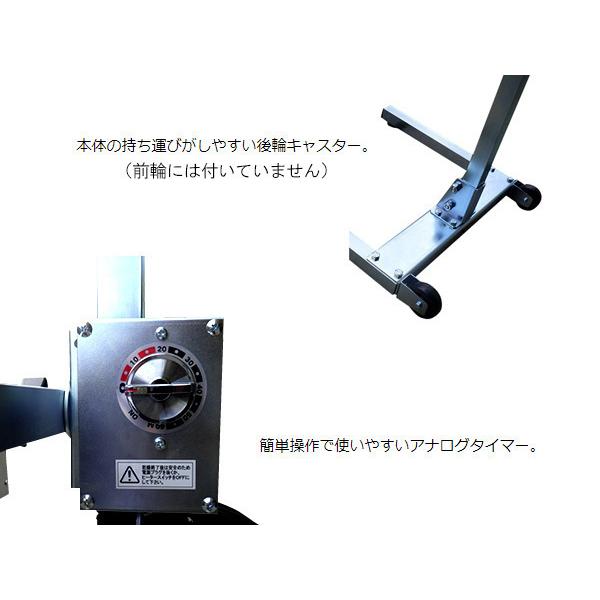 カーボン ヒーター 塗装 乾燥機 2灯式 バンク幅600 コスト 