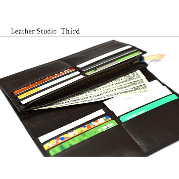 日本一の職人が手掛ける 本革 牛革 天然藍 長財布 ファスナー無し