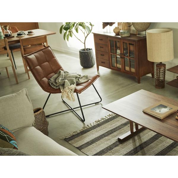 【値下げしました】ブラウンレザーアームチェア IRIS OHYAMA オフィスチェア レザーチェア おしゃれ 長時間快適