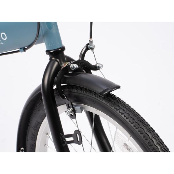 水色　自転車 CAPTAIN STAG キャプテンスタッグ レミロ FDB201 マットブルー