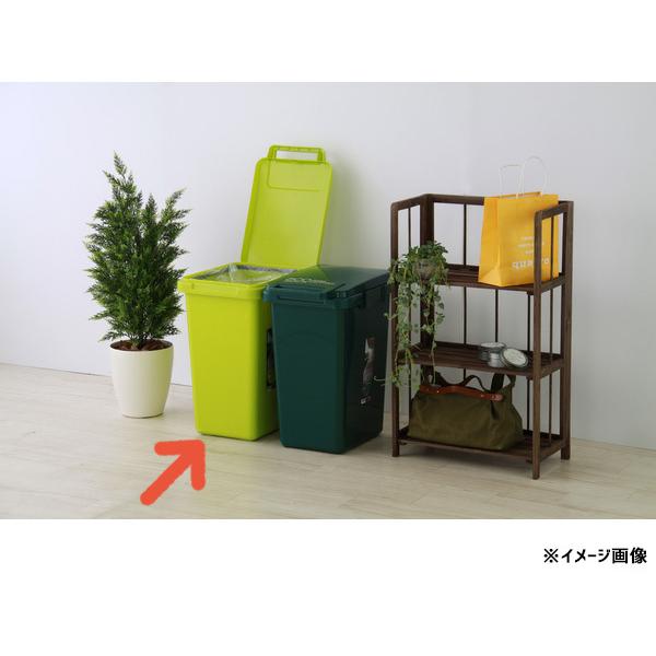 東谷 コンテナスタイル 45リットル ゴミ箱 グリーン 黄緑 キッチン