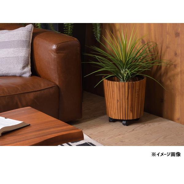 東谷 ウッドプランターS 天然木 植木鉢 キャスター付 移動可能 GUY-813