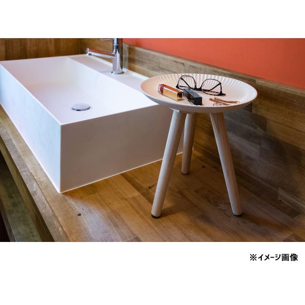 東谷 トレーテーブルS ホワイト 白 円形 おしゃれ サイドテーブル LFS
