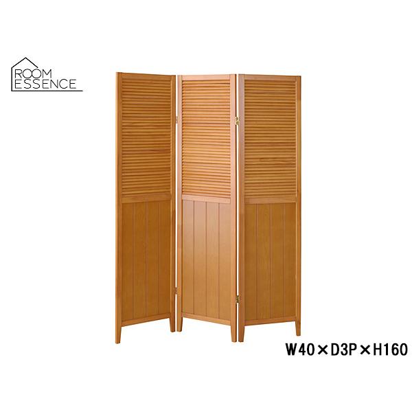 東谷 スクリーン 3連 ナチュラル W40×D3P×H160 OP-509NA 完成品