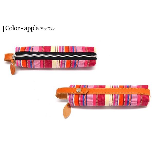 CALF カーフ 倉敷帆布 バトンペンケース apple アップル Mサイズ