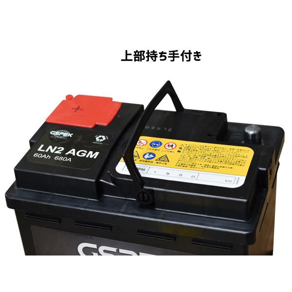 新品 GSPEK LN5 バッテリー 車用 輸入車全般 楽天市場】LN5 AGM GSPEK バッテリー D-LN95/PL 95Ah 850CCA (D