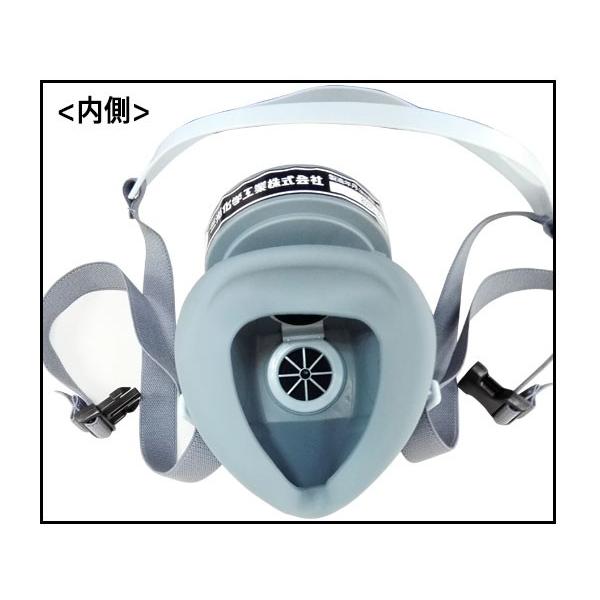防毒マスク スカイマスク GH715 (Sサイズ) エラストマー面体 ＆ 直結式