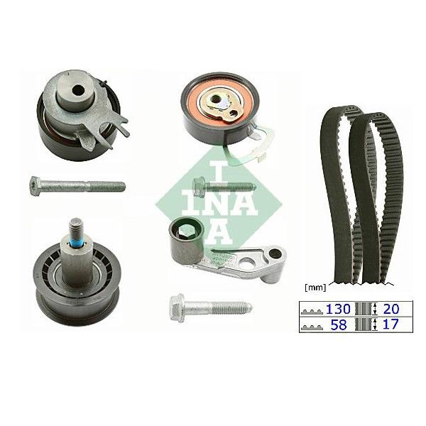 ポロ POLO 9NBKY 6NAHW フォルクスワーゲン VW タイミングベルト テンショナー セット INA イナ 530008910 送料無料｜yabumoto