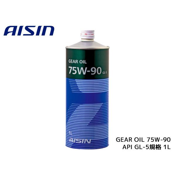 アイシン ギアオイル 75W-90 AISIN GEAR OIL 75W90 1L 摩耗防止性 酸化安定性 GL-5 MTF1001｜yabumoto