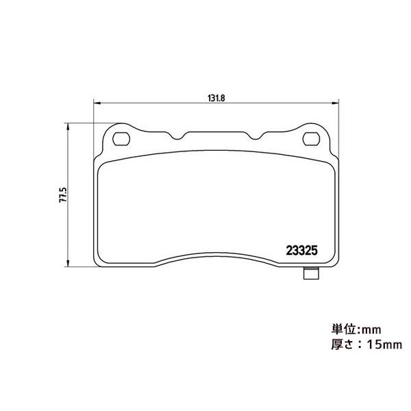 ブレンボ ブレーキパッド ランサー エボリューション CZ4A '07/10