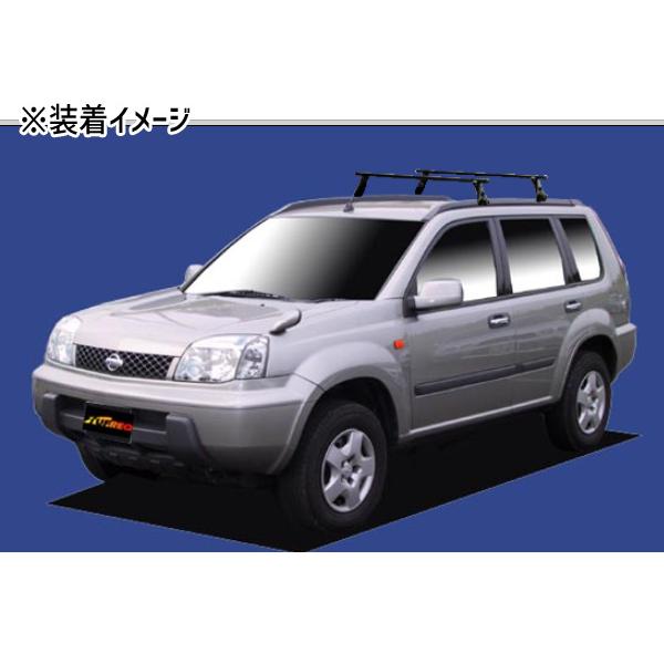 エクストレイル T30 ハイパーレール車を除く システムキャリア ベースキャリア 雨どい取り付けタイプ タフレック 法人のみ配送_1