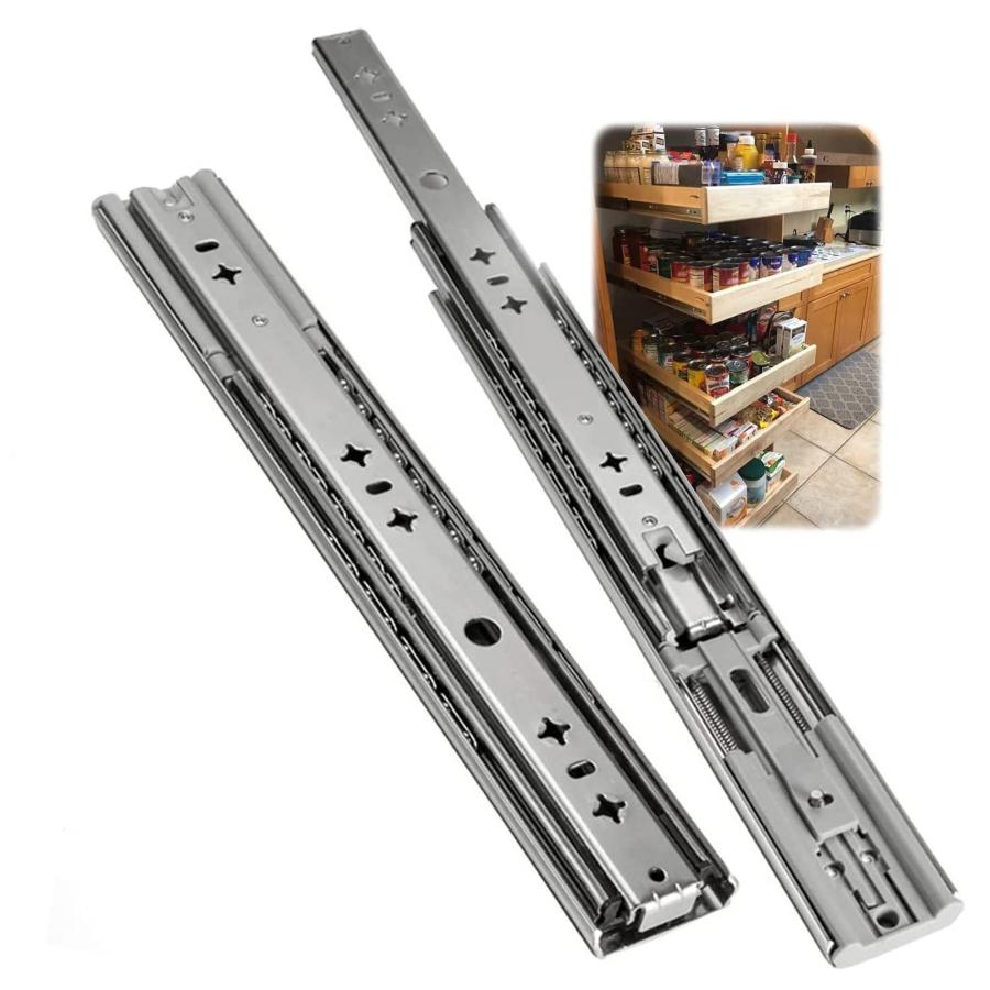 Soft Close Drawer Runners 1Pair Heavy Duty Industrial Drawer Slides