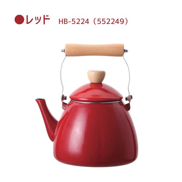 赤いケトル2個セット月兎印2.2L、パール金属1.4L 月兎印 ケトル 2.2L 琺瑯 ホーロー やかん ドリップポット IH対応 直火