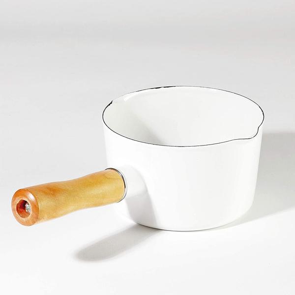 パール金属 ホーローミルクパン 12cm ブランキッチン HB-4440 / ガス火