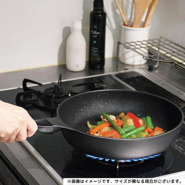 パール金属 マーブルコートいため鍋 28cm モデレート HC-985 / ガス火