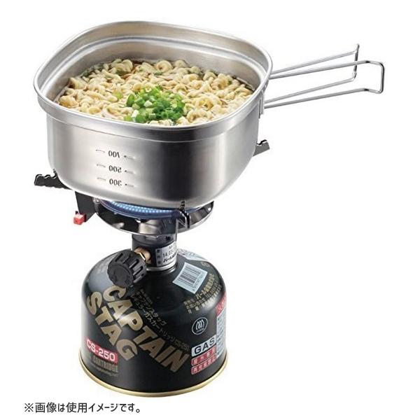 角型ラーメンクッカー 1.3L ステンレス キャプテンスタッグ UH-4202 / 日本製 鍋 湯切り付き キャンプ アウトドアクッカー CAPTAIN STAG /｜yacom-tokyo｜07