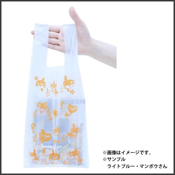 手提げ袋 ライトブルー (25枚入×2個セット) コア ゆかいな水族館 手提げ袋 ライトブルー (25枚入×2個セット) コア ゆかいな水族館
