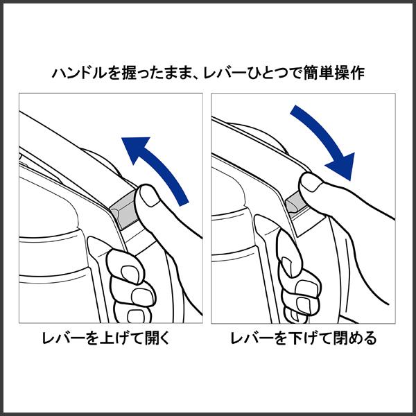 タテヨコ シームレスピッチャー 2.1L 岩崎工業 K-1286 W / 日本製 熱湯OK 横置き 縦置き 広口 防汚加工 便利 お茶 麦茶 ポット 冷水筒 クリア ホワイト シンプル｜yacom-tokyo｜02