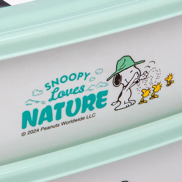 スマートフラップ付きコンテナー 400ml (2P) スヌーピー 岩崎工業 A