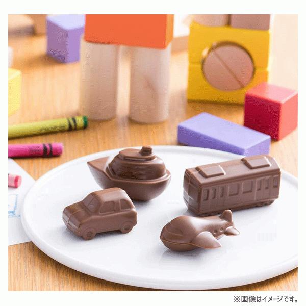 立体チョコ型 のりもの 貝印 リトル・シェフクラブ  / 日本製