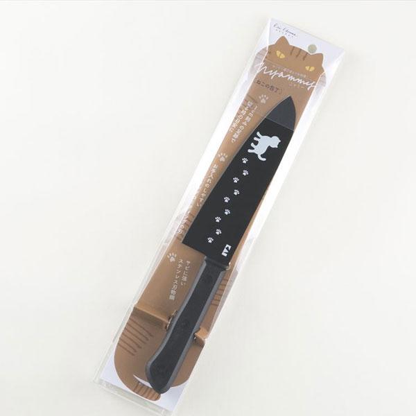 貝印 ねこの包丁 三徳 165mm ニャミー AB5801 / 食洗機対応 三徳包丁