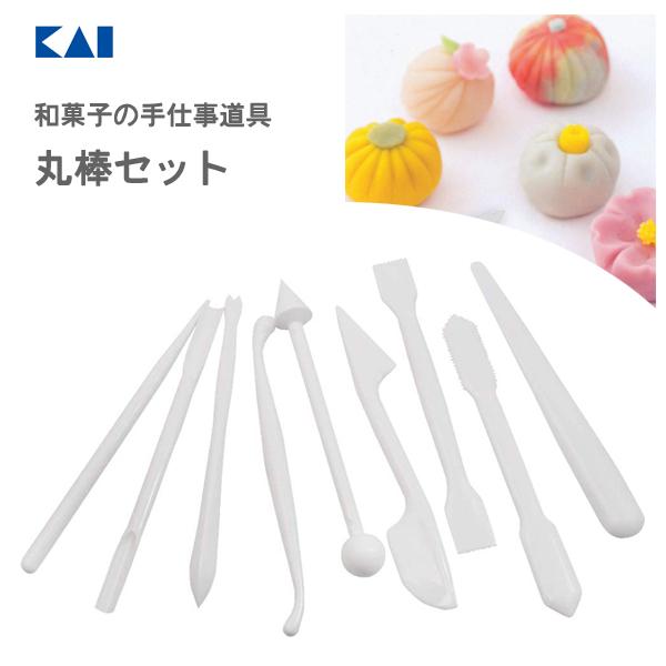 貝印 丸棒セット 和菓子の手仕事道具 和スイーツシリーズ DL7510