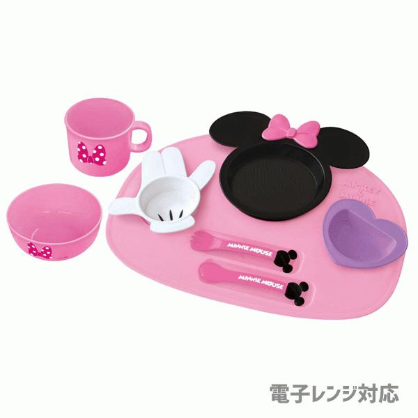食器セット ベビー用 ミニーマウス アイコン ディズニー 錦化成 / 日本