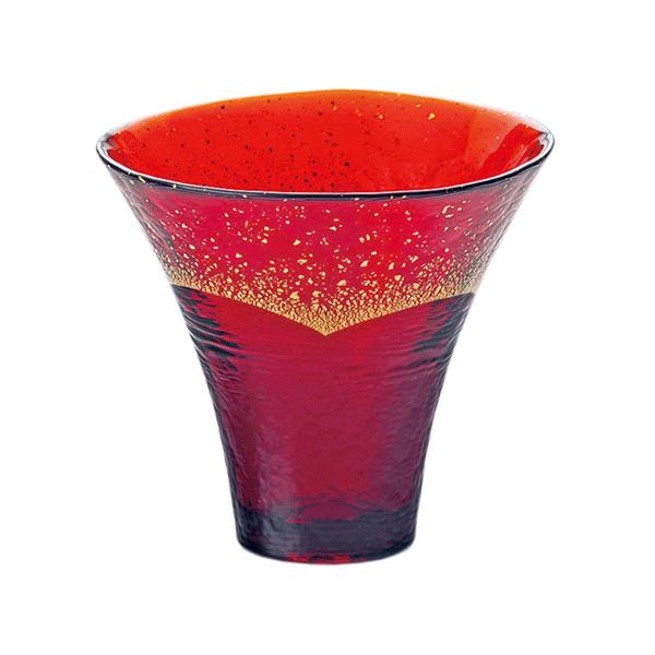 招福杯　『富士山タンブラー』　金紺・金あかね　ペアセット 東洋佐々木ガラス タンブラー ペアセット 富士山 ( 金紺 ・ 金あかね