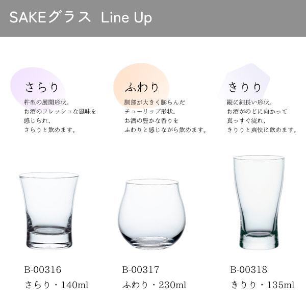 東洋佐々木ガラス SAKEグラス さらり 140ml (6個セット) B-00316 東洋佐々木ガラス SAKEグラス さらり 140ml (6個セット) B-00316