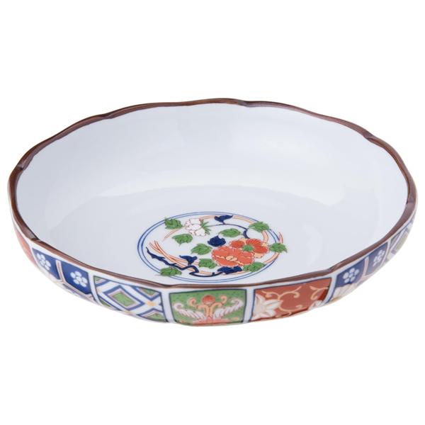 五寸皿 (5枚セット) 古伊万里菊割 有田焼 西日本陶器 / 日本製 五寸皿 (5枚セット) 古伊万里菊割 有田焼 西日本陶器 / 日本製