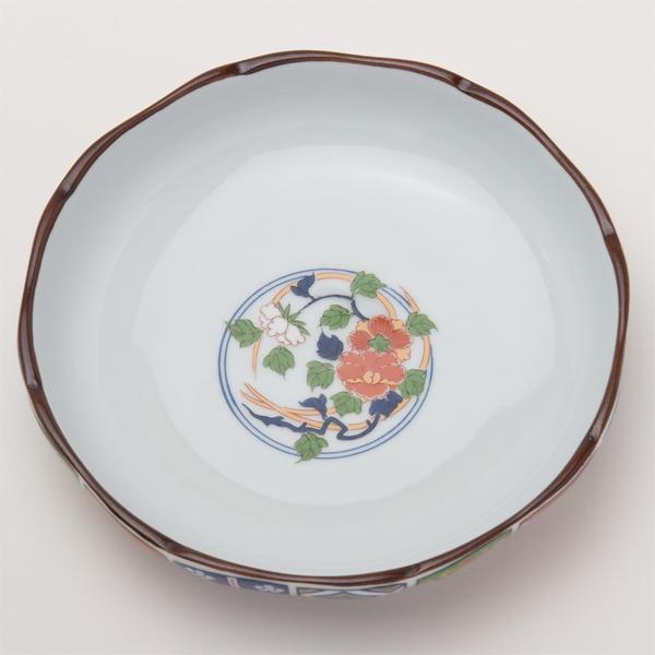 五寸皿 (5枚セット) 古伊万里菊割 有田焼 西日本陶器 / 日本製 五寸皿 (5枚セット) 古伊万里菊割 有田焼 西日本陶器 / 日本製