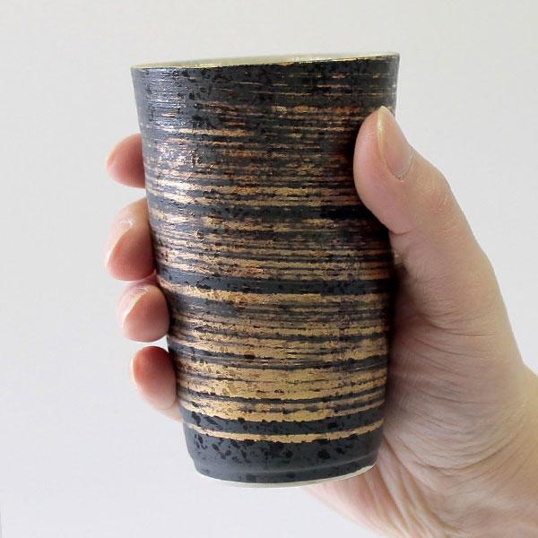 ペア陶酒杯 金銀刷毛 西日本陶器 TC05-02 / 日本製 有田焼 陶悦窯 陶器