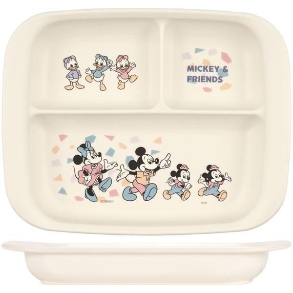 ミッキー レトロ ランチセット スケーター 抗菌 ランチ皿 ベビー食器