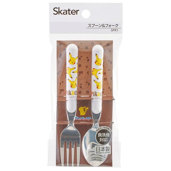 スケーター スプーン・フォークセット ピカチュウ SFR1 / 日本製 食洗