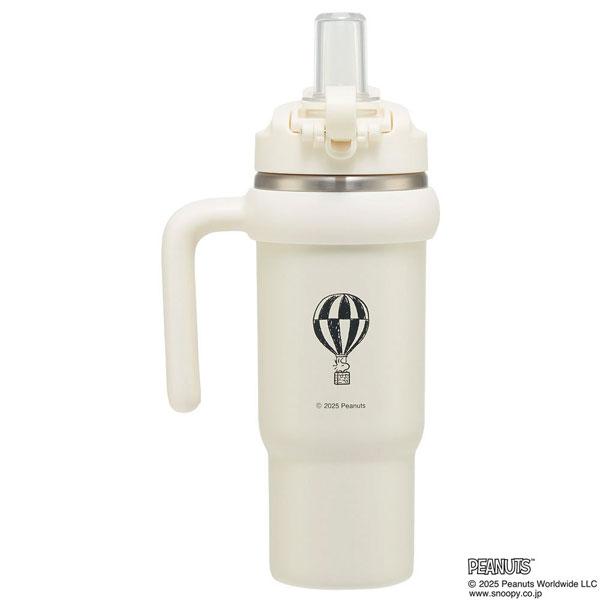 スケーター ハンドル付 2WAY ストローステンレスタンブラー 830ml