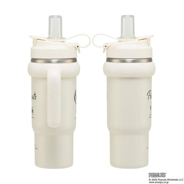 スケーター ハンドル付 2WAY ストローステンレスタンブラー 830ml