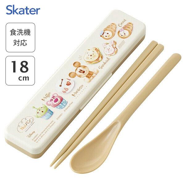 スケーター 音のならないコンビセット 箸18cm Nuiパン CCS3SA / 食洗機