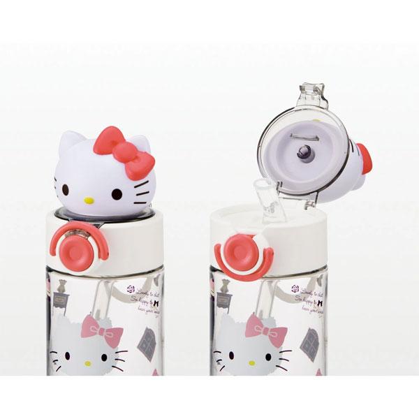 スケーター マスコット付きストローボトル 470ml ハローキティ PSBM5