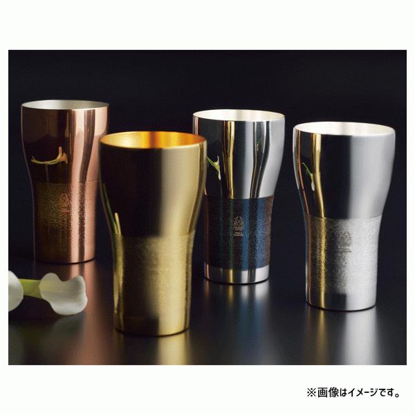 純銅ビアタンブラー 銀古美  2pcセット タマハシ 輝 KG-06 / 日本製 440ml コップ 2個入 ペア ビール ビヤー 銅製 シルバー 熱伝導 木箱入 おしゃれ ギフトの画像